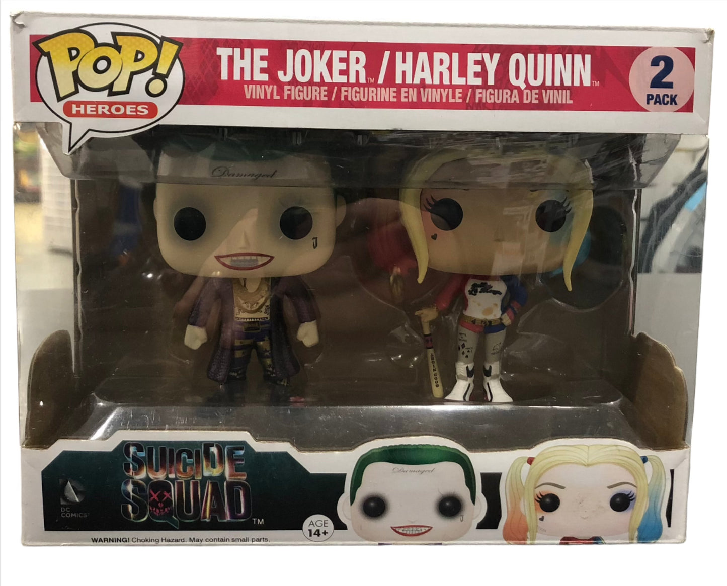 Suicide Squad - The Joker/Harley Quinn Metallic Pop! Vinyl 2-Pack