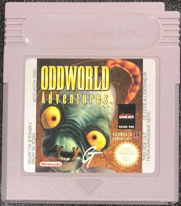 Oddworld Adventures Gameboy Cartridge Only