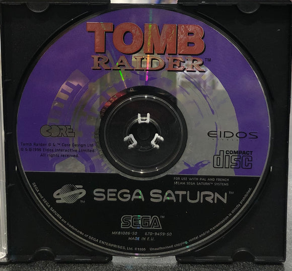Tomb Raider Sega Saturn (Disk Only)