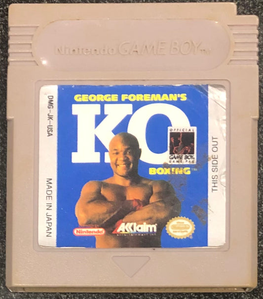 George Foreman's KO Boxing Gameboy Cartridge Only
