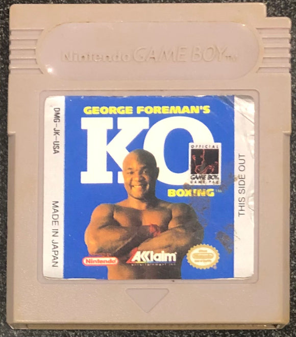 George Foreman's KO Boxing Gameboy Cartridge Only