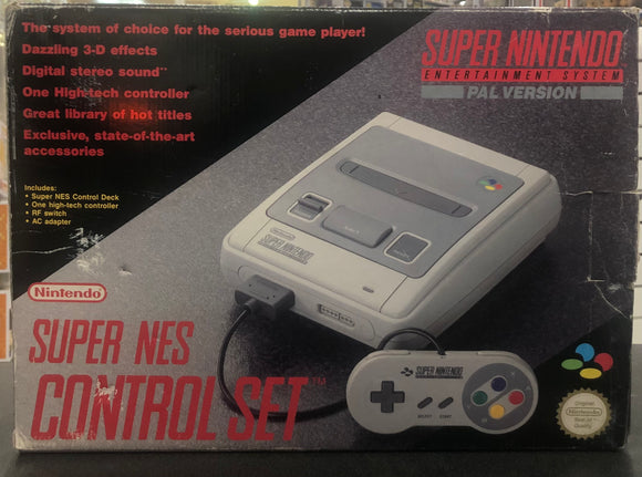 Super Nintendo Console Boxed