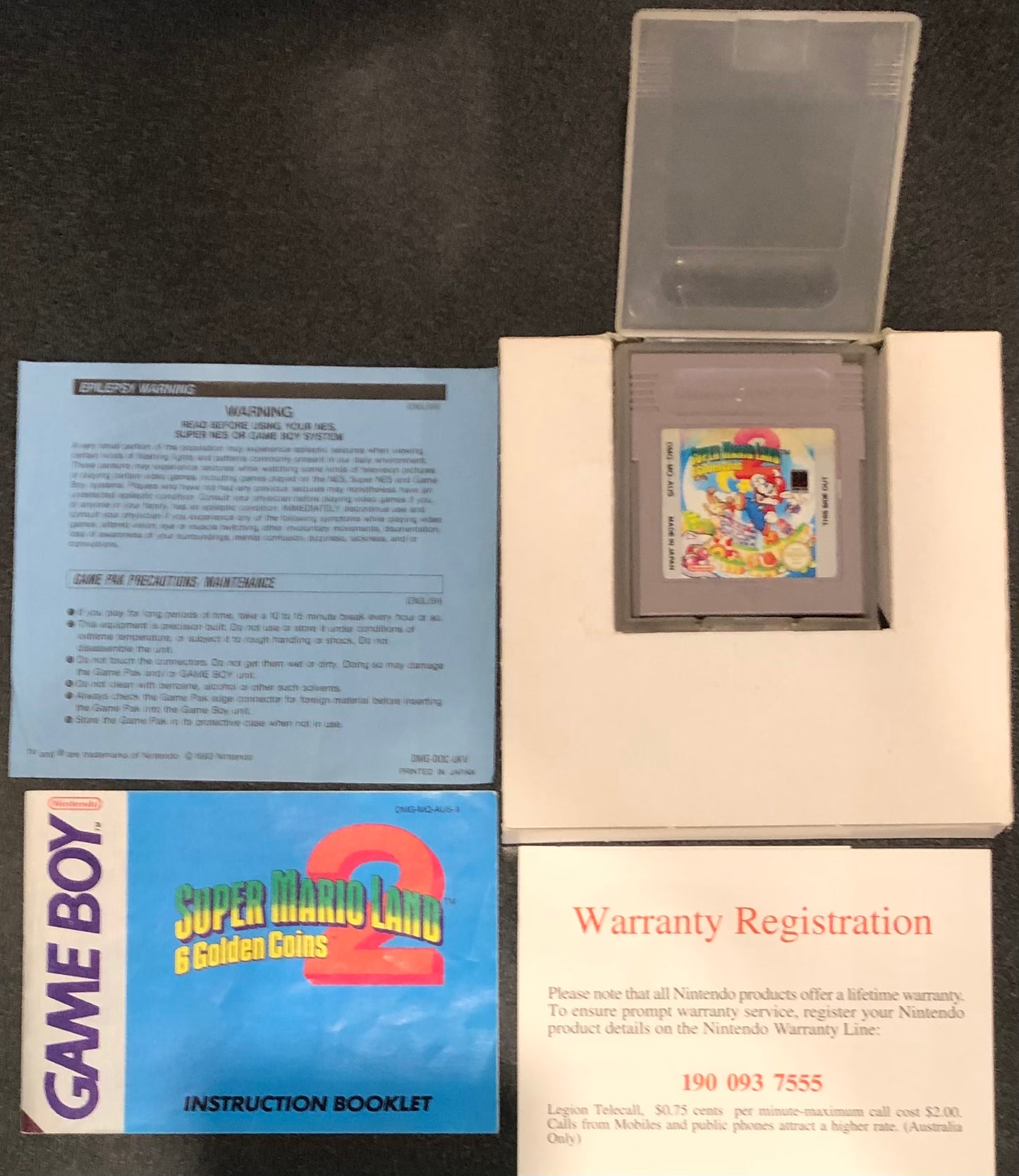 Super Mario Land 2 6 Golden Coins Boxed GB