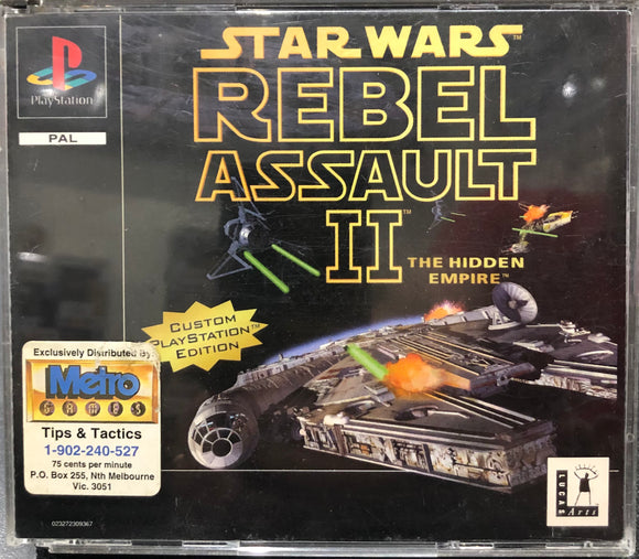Star Wars Rebel Assault 2 PS1