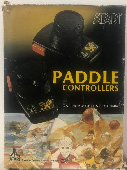 Atari Paddle Controllers Boxed