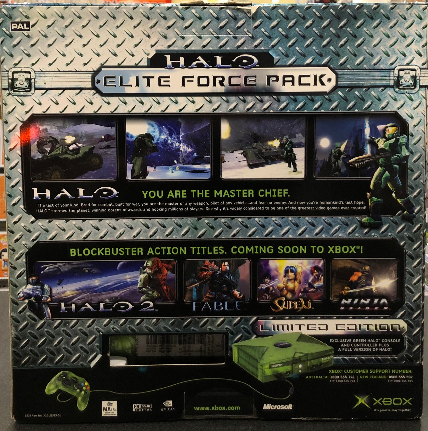 Microsoft XBox Console Halo Elite Force Pack