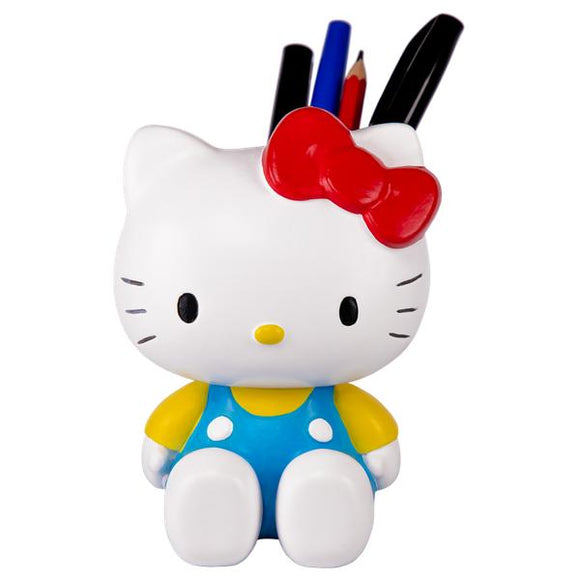 *Pre-order* Hello Kitty - Sitting in Blue Overalls Pen Holder (ETA July)