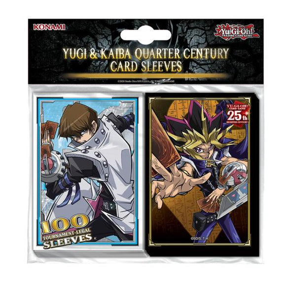 YuGiOh Yugi & Kaiba Quarter Century Card Sleeves