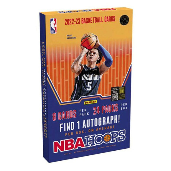 NBA - 2022/23 Hoops Basketball Trading Cards Hobby Box