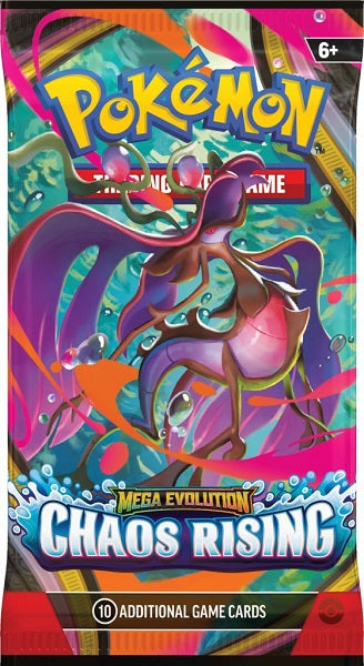 Pokemon TCG: Mega Evolution Chaos Rising Booster Pack