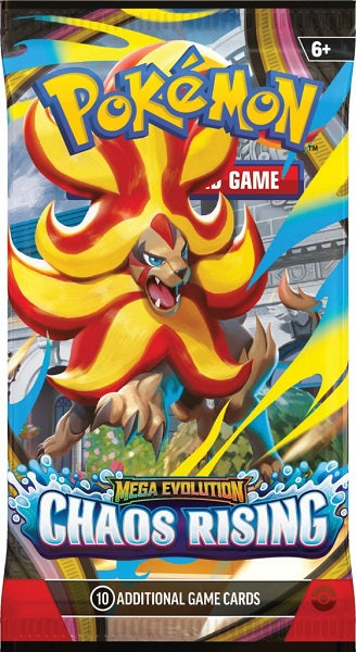 Pokemon TCG: Mega Evolution Chaos Rising Booster Pack