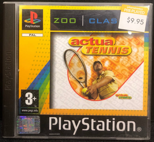 Actua Tennis PS1 - Gametraders Modbury Heights