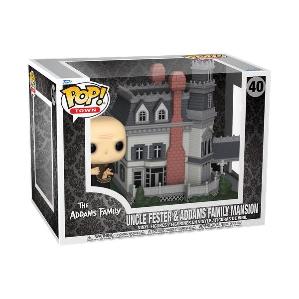 Addams Family (TV) - Fester w/Addams Family Mansion Pop! Vinyl Town - Gametraders Modbury Heights