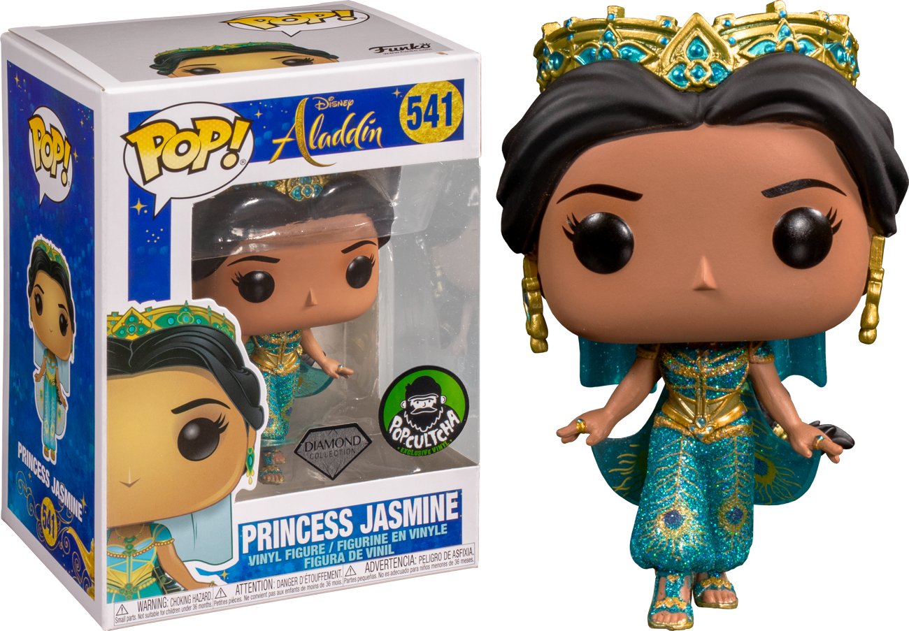 Aladdin (2019) - Princess Jasmine Diamond Glitter Pop! Vinyl - Gametraders Modbury Heights