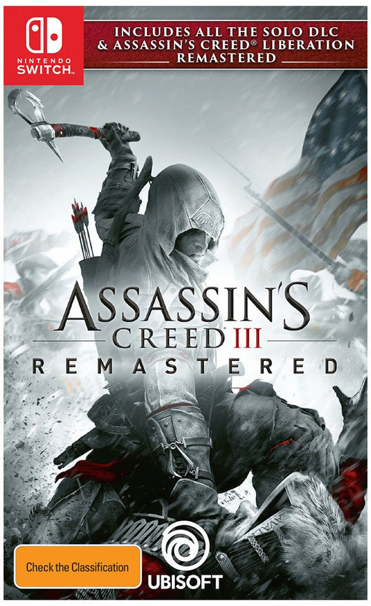 Assassin's Creed 3 Remastered SWITCH - Gametraders Modbury Heights