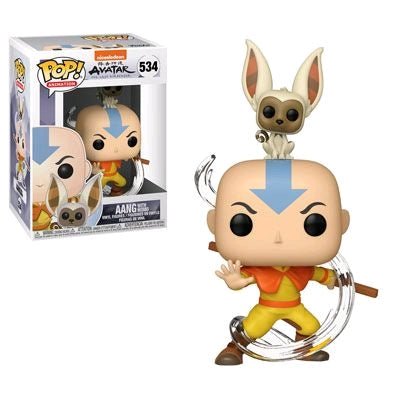 Avatar The Last Airbender - Aang with Momo Pop! Vinyl - Gametraders Modbury Heights