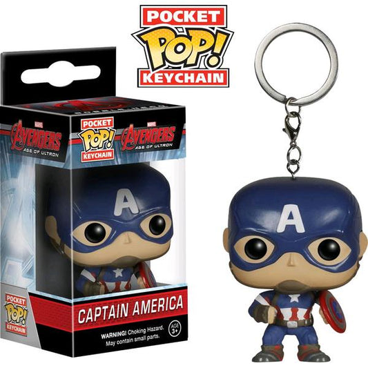 Avengers 2: Age of Ultron - Captain America Pocket Pop! Vinyl Keychain - Gametraders Modbury Heights