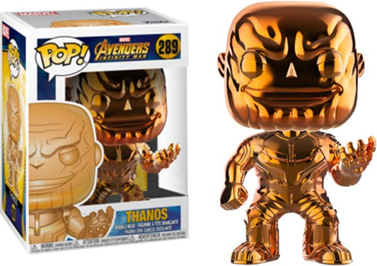 Avengers 3: Infinity War - Thanos Orange Chrome Pop! Vinyl - Gametraders Modbury Heights