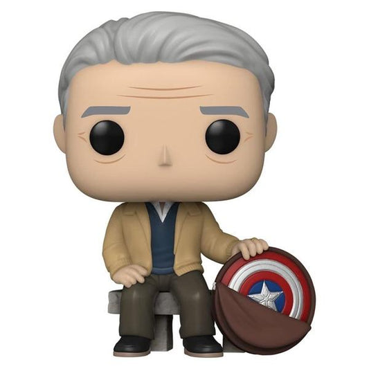 Avengers 4: Endgame - Old Man Steve Year of the Shield 80th Anniversary US Exc Pop! Vinyl - Gametraders Modbury Heights