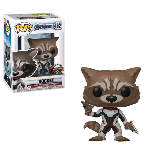 Avengers 4: Endgame - Rocket Team Suit US Exclusive Pop! Vinyl - Gametraders Modbury Heights