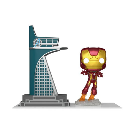 Avengers: Age of Ultron - Avengers Tower & IronMan US Exclusive Glow Pop! Vinyl Town - Gametraders Modbury Heights