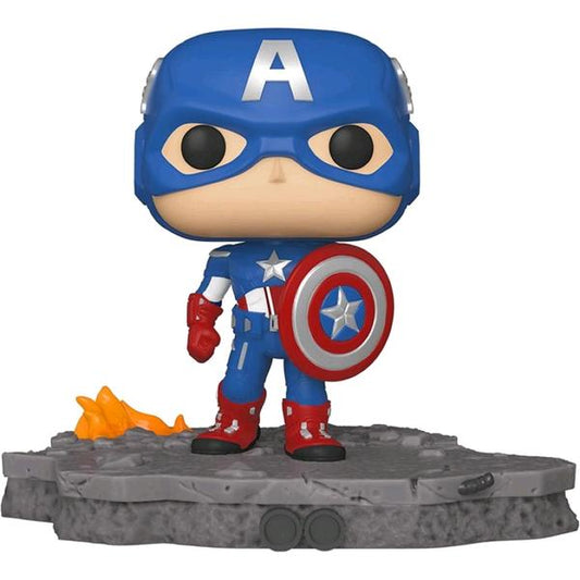 Avengers - Captain America (Assemble) US Exclusive Pop! Vinyl Deluxe - Gametraders Modbury Heights