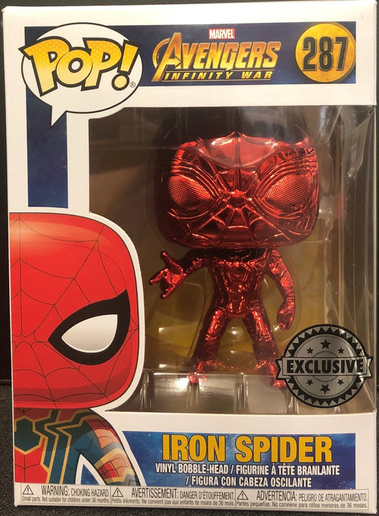 Avengers Infinity War Iron Spider Red Chrome Pop! Vinyl - Gametraders Modbury Heights
