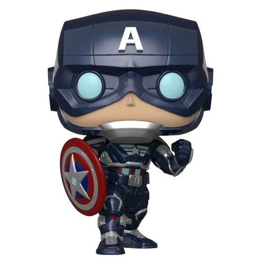 Avengers (Video Game 2020) - Captain America Glow US Exclusive Pop! Vinyl - Gametraders Modbury Heights