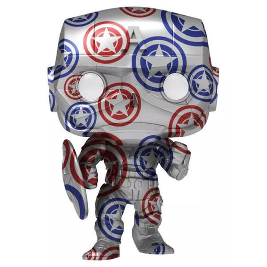 Avengers (Video Game 2020) - Captain America Patriotic Age (Artist) US Exc Pop! w/Protector - Gametraders Modbury Heights