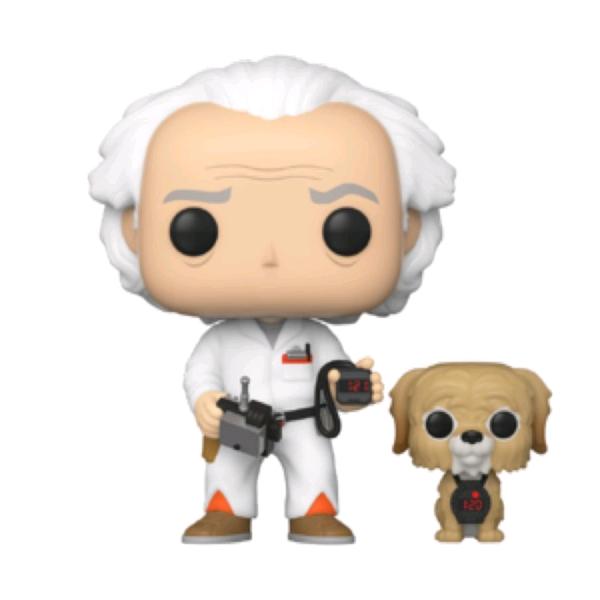 Back to the Future - Doc with Einstein US Exclusive Pop! Vinyl - Gametraders Modbury Heights