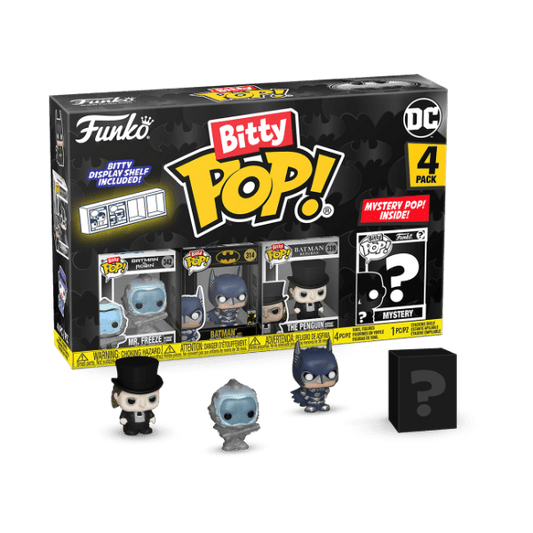 Batman: 85th Anniv. - Mr. Freeze Bitty Pop! Vinyl 4PK - Gametraders Modbury Heights