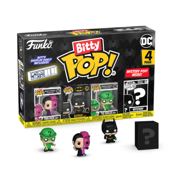 Batman: 85th Anniv. - Two Face Bitty Pop! Vinyl 4PK - Gametraders Modbury Heights