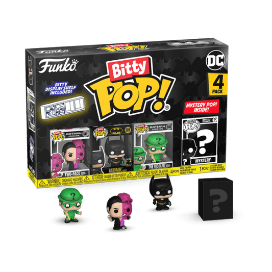 Batman: 85th Anniv. - Two Face Bitty Pop! Vinyl 4PK - Gametraders Modbury Heights