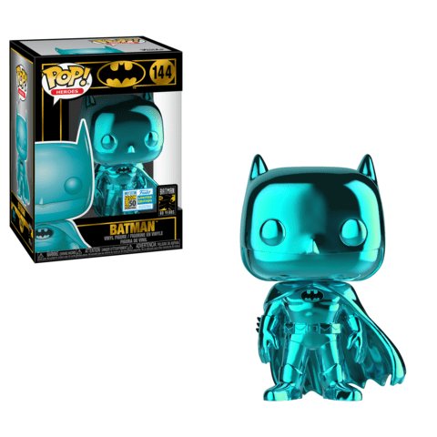 Batman - Batman Teal Chrome Pop! Vinyl SD19 - Gametraders Modbury Heights