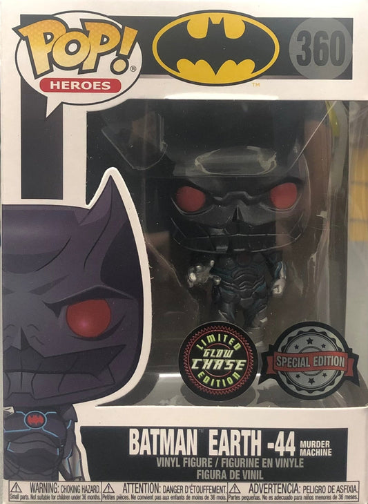 Batman - Earth - 44 Murder Machine Metallic US Exclusive Pop! Vinyl CHASE - Gametraders Modbury Heights