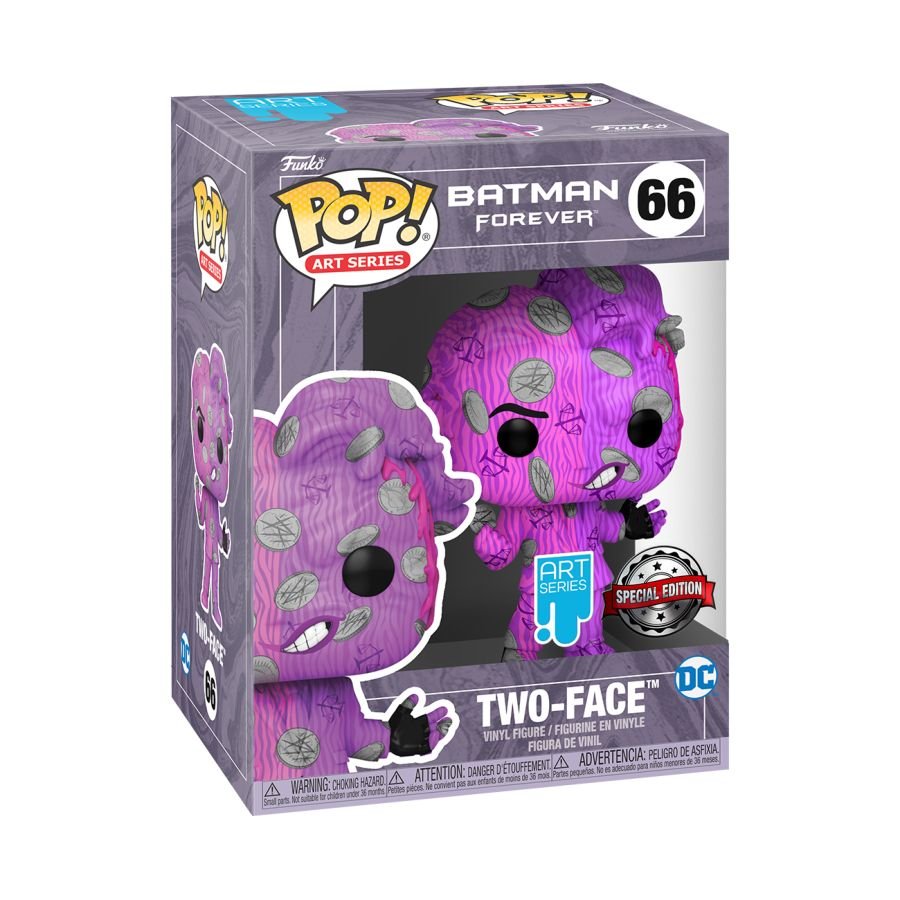 Batman Forever - Two - Face (Artist Series) US Exclusive Pop! Vinyl with Protector - Gametraders Modbury Heights