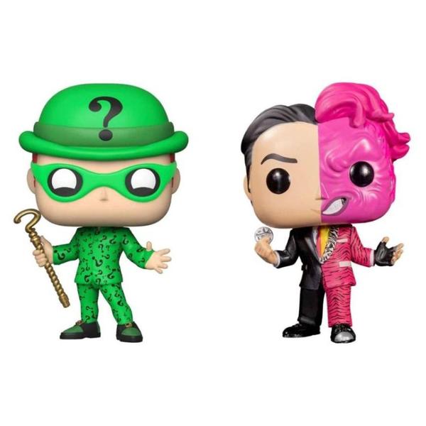 Batman Forever - Two - Face & Riddler Glow US Exclusive Pop! Vinyl 2 - pack - Gametraders Modbury Heights