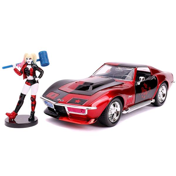Batman - Harley Quinn 69 Corvette 1:24 Scale Hollywood Ride - Gametraders Modbury Heights