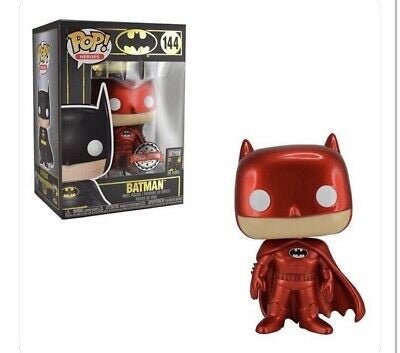 Batman - Red Metallic US Exclusive Pop! Vinyl - Gametraders Modbury Heights