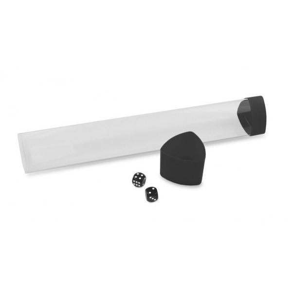 BCW Clear Playmat Tube with Black Caps/Dice - Gametraders Modbury Heights