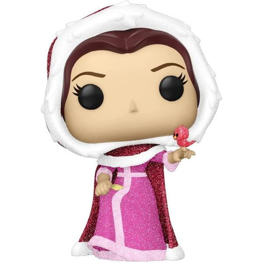Beauty and the Beast - Belle Winter Diamond Glitter US Exclusive Pop! Vinyl - Gametraders Modbury Heights