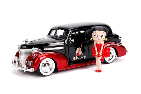 Betty Boop - 1939 Chevy Master Deluxe 1:24 with Figure Hollywood Ride - Gametraders Modbury Heights