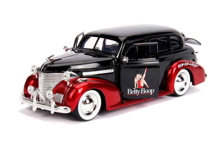 Betty Boop - 1939 Chevy Master Deluxe 1:24 with Figure Hollywood Ride - Gametraders Modbury Heights