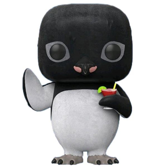 Billy Madison - Penguin with Cocktail Flocked US Exclusive Pop! Vinyl - Gametraders Modbury Heights