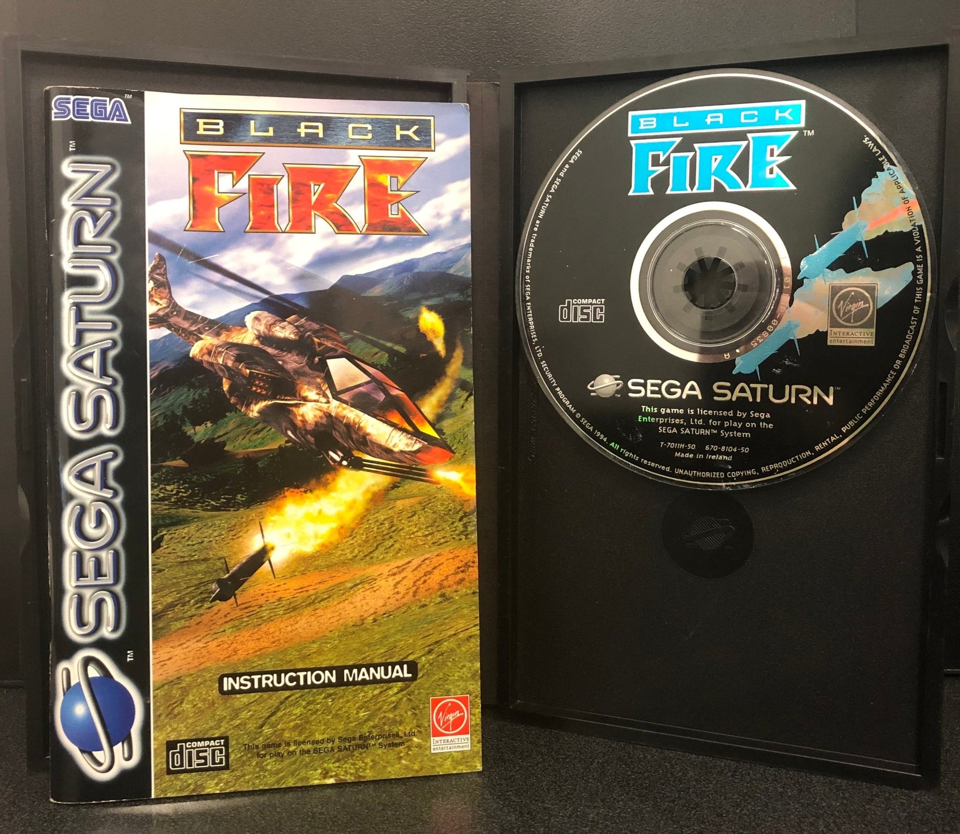Black Fire (Sega Saturn) - Gametraders Modbury Heights