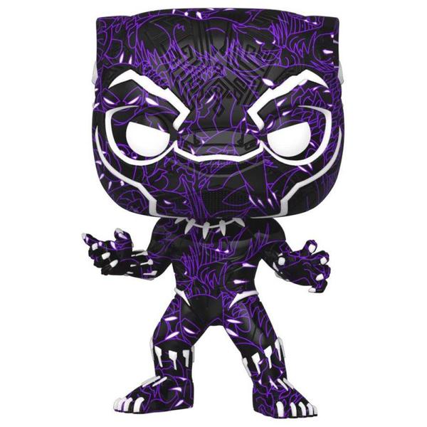 Black Panther (2018) - Black Panther (Artist) US Exclusive Pop! Vinyl with Protector - Gametraders Modbury Heights