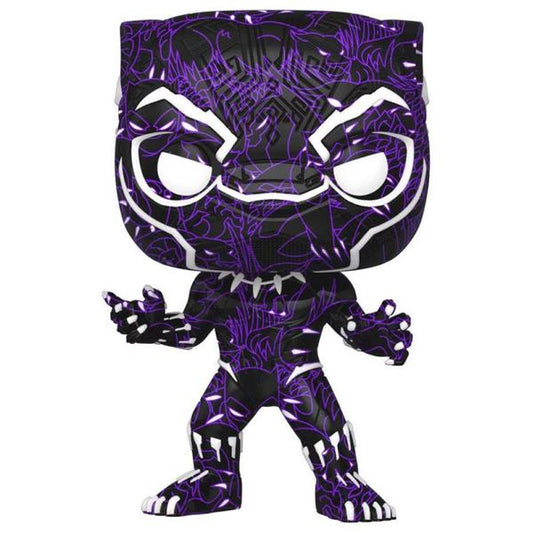 Black Panther (2018) - Black Panther (Artist) US Exclusive Pop! Vinyl with Protector - Gametraders Modbury Heights