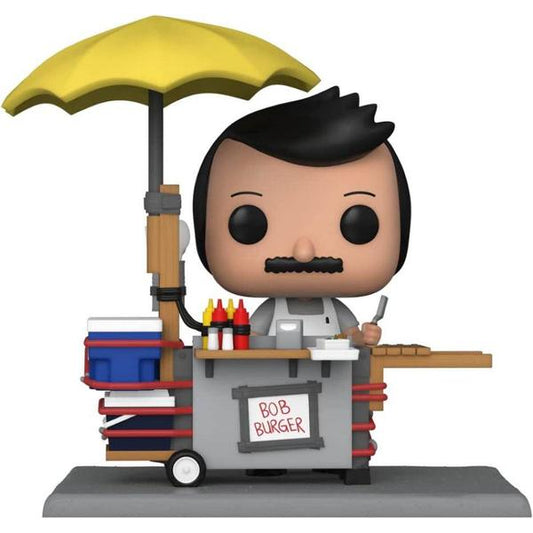 Bob's Burgers - Bob with Burger Cart US Exclusive Pop! Vinyl Deluxe - Gametraders Modbury Heights
