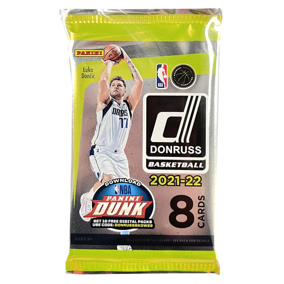 2021-2022 Panini Donruss NBA Basketball Retail Booster Pack