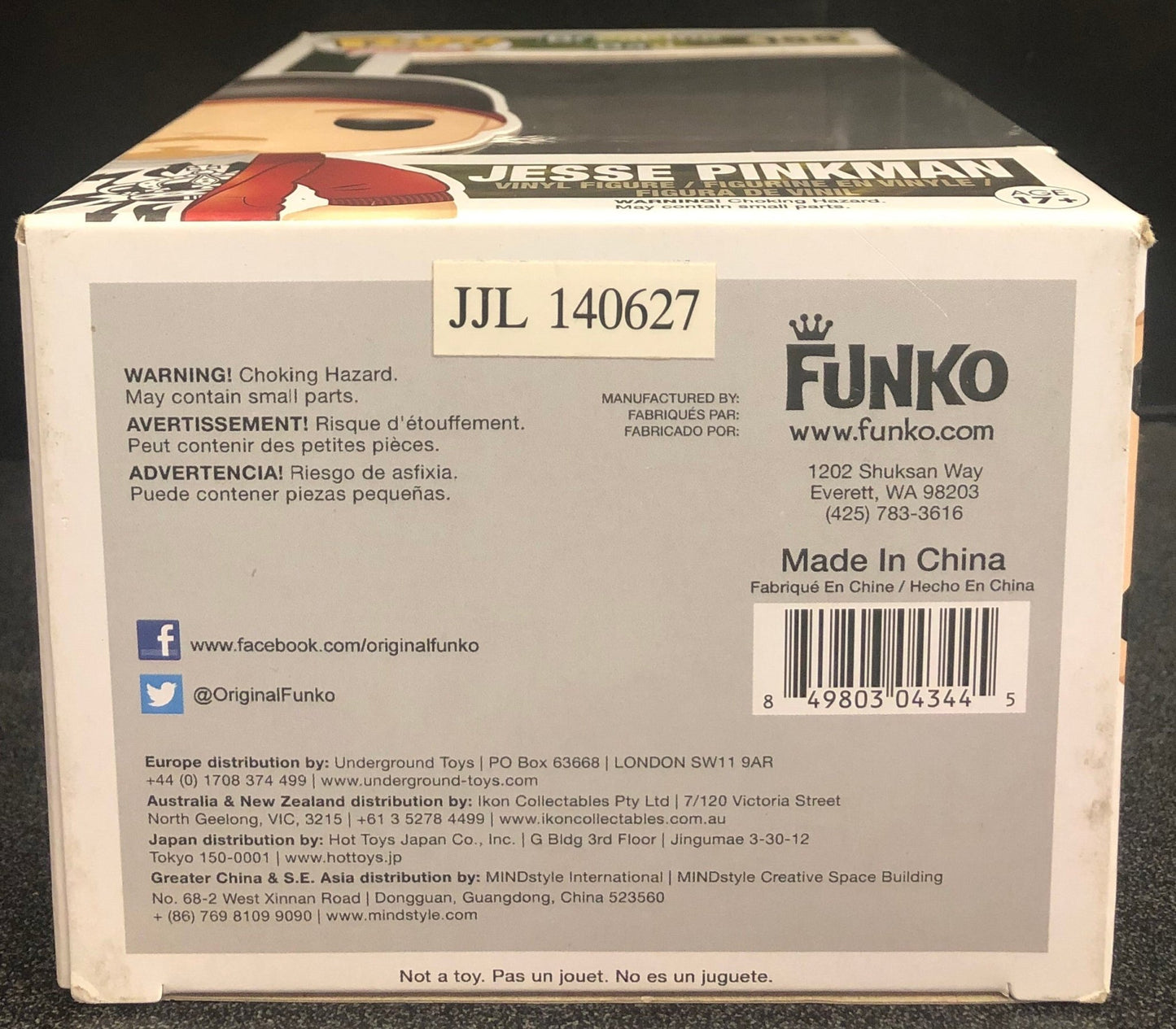 Breaking Bad Jesse Pinkman Pop! Vinyl - Gametraders Modbury Heights